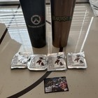 Blizzard Blizzcon 2023 Overwatch 2 Hearthstone  Tumbler And  Pin Packs Bundle 