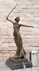 19  Bronze Marble Statue Victory Athena Nike Paris Louvre Sculpture Art Deco Lrg
