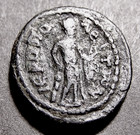 Commodus W  Hercules-club   Lionskin  Rare Imperial Roman Coin  C 180 Ad  20mm