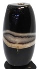Extremely Rare Ancient Silk Banded Eye Agate Stone Bead In Good Condition