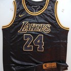 Kobe Bryant  24 Signed Autographed Black Mamba La Lakers Jersey Coa