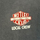 Vintage 1987 Motley Crue   girls Girls Girls  Local Crew Tour Concert Shirt Xl