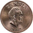 Zambia - 2 Ngwee - 1982 - Unc - Flying Martial Eagle