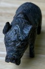 Vintage Brass Bronze Chinese Miniature Pig Statue Figure 2-3 4   