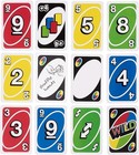 Mattel Uno Card Game     Classic Family Deck W  Wild Cards   House Rule Blanks
