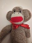 Ozark Mountain Kids 20  Plush Usa Sock Monkey Toy Old Fashioned New With Tags