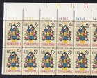 Scott  1508  Christmas Tree Needlepoint  Plate Block strip Of 20  Mnh