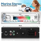 Pyle Marine Stereo Receiver Bluetooth Power Amplifier  1 Din  Am fm sd Plmrb39w