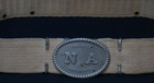 Antique Span-am War Era Us Naval Academy Mills Cartridge Belt  38 Lc   Na Buckle