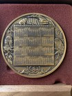 1991  forest Animals  Calendar 3  Bronze Medallion Medallic Art Co
