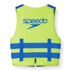 Speedo Junior Sketch Striped Kids  Life Jacket Vest - Blue green yellow