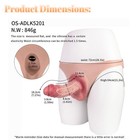 Silicone Pants Hollow Realistic Sheath Wearable Penis Sleeve Male Penis Enlarger