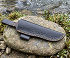 8 Inches Knife Leather Sheath Belt Buckle For 4 To 4 5 Inches Fixed Blade Knives