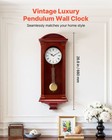 Vevor Grandfather Clock Vintage Pendulum Wall Clock 26 7 In With Quartz Movement