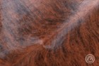 Genuine Cowhide Rug Brindle Reddish - Size 6x6 