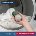 Reusable Plastic Dryer Balls  6 Pack  2 5  Diameter  Sage   Green Color