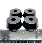 Guitar Amp Feet 1 2  Tall Heavy Duty 1 1 4  Dia Round Replacement Feet 4 Pack