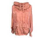 Adidas Stella Mccartney Womens Pullover Jacket Size L Rose Floral Windbreaker