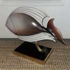 Vintage 1970   s Mid Century Hollywood Regency Ceramic Large Fish Figurine