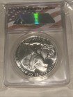 Daniel Carr 1987 Anacs Pr69 Dcam Overstruck Silver Eagle Dollar Coin