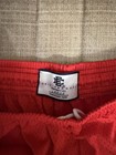 Eric Emanuel Red Lightning Shorts Size L