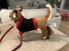 Hansa Creation Chihuahua Standing Plush Stuffed Toy With Leash