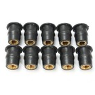 M5 Rubber Motorcycle Wellnut Metric Windscreen Well Nuts Brass Nuts  m5 Wellnuts