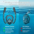 Tudiving-professional Full Face Snorkel Mask Swimming Equipment Diving Mask S m