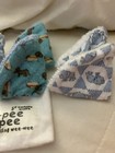 Beba Bean Fuzzy Blue Pee Pee Teepee Laundry Bag For Baby Boys  Great Gifts  6 Pc