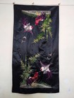 Vintage Chinese Silk Embroidered Hen Panel Needlework Textile Embroidery St02