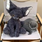 16  Black Cat Plush Toy Cute Stuffed Animal Gift Collectible