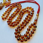 Natural Baltic Amber 40g  Islamic Prayer Rosary 9mm  99 Beads Tasbih Misbaha