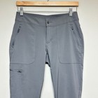 Columbia Cropped Hiking Pants Womens 4 Travel Activewear Zip Pockets Gorpcore