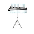 Ennbom 32 Notes Glockenspiel Kit Xylophone Bell Percussion Instrument Set Wit   