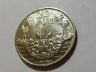 1983 Vanuatu 20 Vatu Crab Palm Trees Animal Wildlife Coin New Batch All Gems    