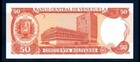Venezuela Unc Note 50 Bolivares Bs November 1988  low Shipping 