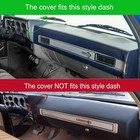 Yiz Dash Cover Mat Custom Fit For 1981-1991 Chevrolet Chevy C k r v Series Su   