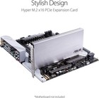 Asus Hyper M 2 X16 Gen 4 Expansion Card Supports  2242 2260 2280 22110  Open Box