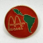 Mcdonald   s South Central America Region Employee Crew Enamel Lapel Hat Pin