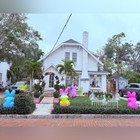 5 New Boxed Inflatable 4 Foot Easter Bunny Peeps Yellow 2 Rainbow Pink  Blue