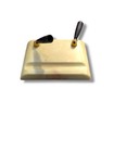 Vintage Desk Fountain Pen With Marbleized Plastic Marble Motif Base 