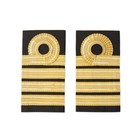 2pc 1-4 Bar Military Shoulder Epaulette Board Navy Captain Rank Shoulder Epaulet