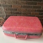 Vtg 1960s Mod Samsonite Silhouette 20 x16 x6  Pink Hardside Suitcase Barbiecore