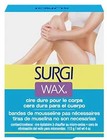 Surgi-wax Microwave Hair Removal Hard Wax For Body  4 Oz