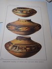 Antique Litho American Indian Prints  5   vases With Figures Of Butterflies From