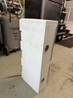 White Metal Lab Cabinet Locking Doors 32x12x6 In Biological Chemical Laboratory