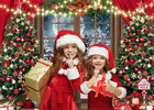 7x5ft Christmas Backdrop - Xmas Window Photography Backdrop - Winter Dream Wonde