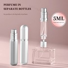 Refillable Reusable Perfume Atomizer Bottle 5ml Plastic Aluminum Multi-color