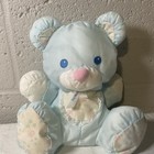 Fisher Price Puffalump Rattle Blue Teddy Bear Baby 9    Vintage 1994