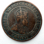 1902 Canadian Large Cent Nice Details Copper Canada Coin King Edward